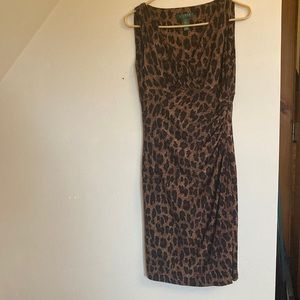 Almost vintage animal print Ralph Lauren dress